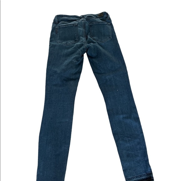 Paige Verdugo Ultra Skinny Davis Slit Frayed Hem Jeans Size 28 - Picture 7 of 8